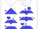 Schémas Modèles Origami Simple Et Gratuit Pour Débutant concernant Origami Chauve Souris