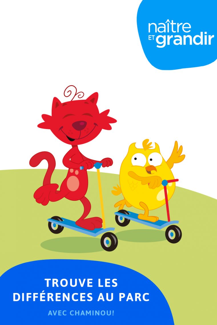 Sortie Au Parc. Réussiras-Tu À Trouver Les 5 Différences destiné Les 5 Differences