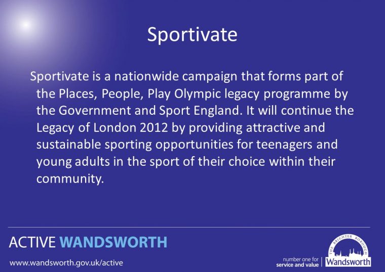 Sportivate Funding For Local Clubs And Organisations To encequiconcerne Bo Programmes 2012