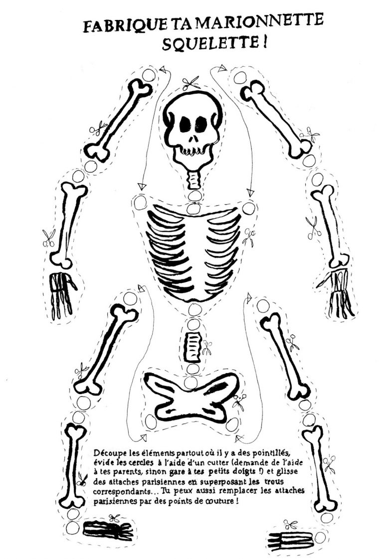 Squelette #30 (Personnages) – Coloriages À Imprimer encequiconcerne Squelette A Imprimer
