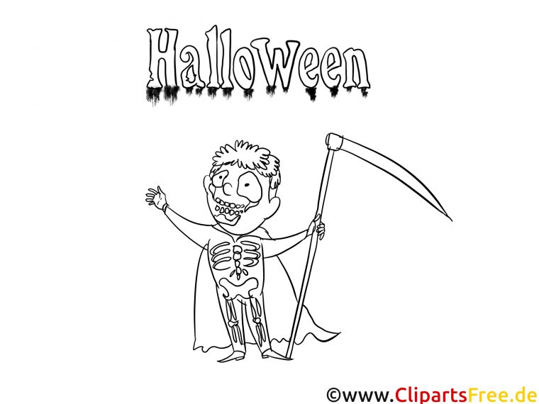 Squelette Clip Arts – Halloween À Imprimer – Halloween destiné Squelette A Imprimer