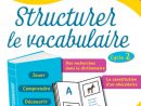 Structurer Le Vocabulaire - Cycle 2 - Livre De Pédagogie destiné Musique Cycle 2