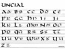 Study Sessions - Uncial - Part 2 - Majuscule : Calligraphy avec Majuscule Script