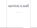 Survivre À Noël De Stéphane Floccari | Revue Etudes pour Police Ecriture Noel