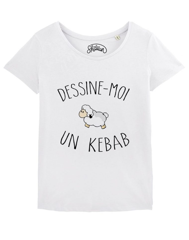 T-Shirt "dessine Moi Un Kebab" avec Dessine Moi Une Robe