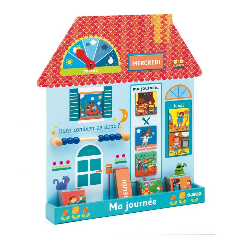 Tableau Magnétique Maison Ma Journée concernant Jeux Pour Enfant De 3 Ans