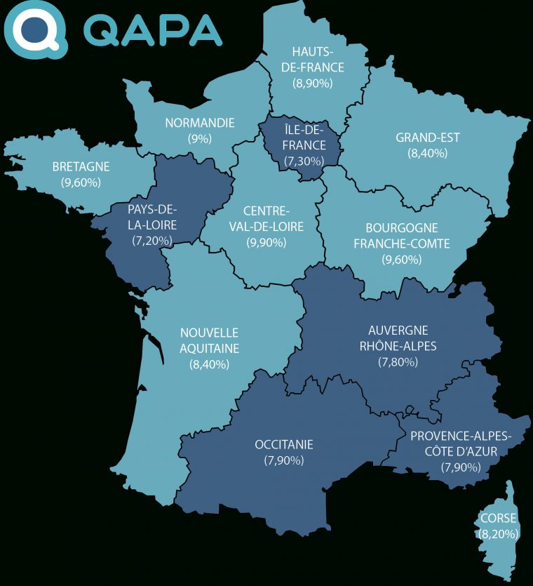Taux De Chômage Par Région avec Nouvelle Region France