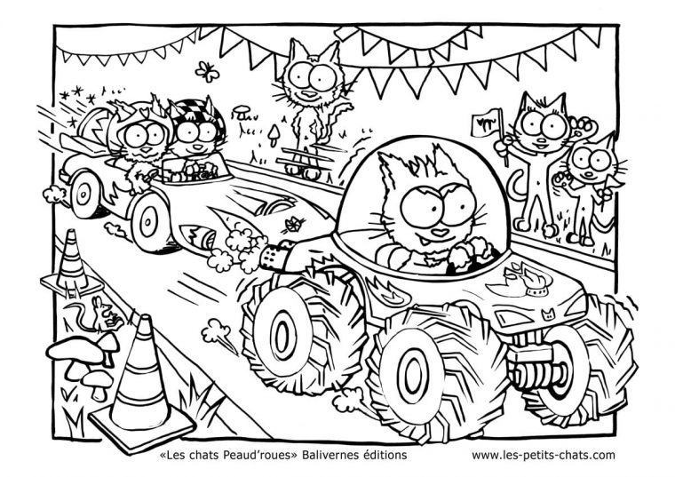 Téléchargement Gratuit De Coloriages Des Petits Chats avec Coloriage Grande Roue Téléchargement Gratuit De Coloriages Des Petits Chats avec Coloriage Grande Roue