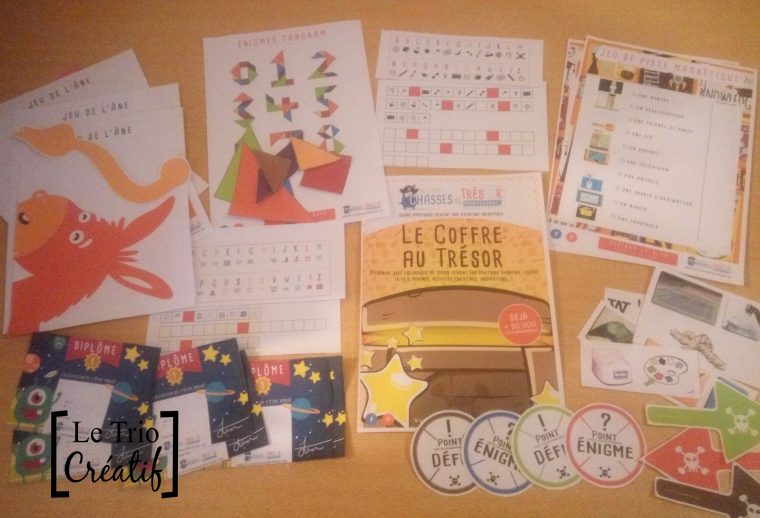 Test – On A Organisé Une Chasse Au Trésor – Le Trio Créatif destiné Activité Chasse Au Trésor Test – On A Organisé Une Chasse Au Trésor – Le Trio Créatif destiné Activité Chasse Au Trésor