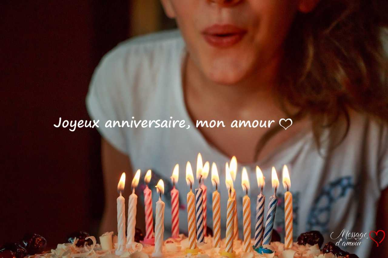 Texte D'anniversaire Pour Sa Copine - Message D'amour dedans Comment Souhaiter Un Joyeux Anniversaire En Anglais