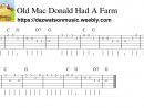 This Page Contains Easy Children's Guitar Tabs For, Alouette à Clair De La Lune Lyrics