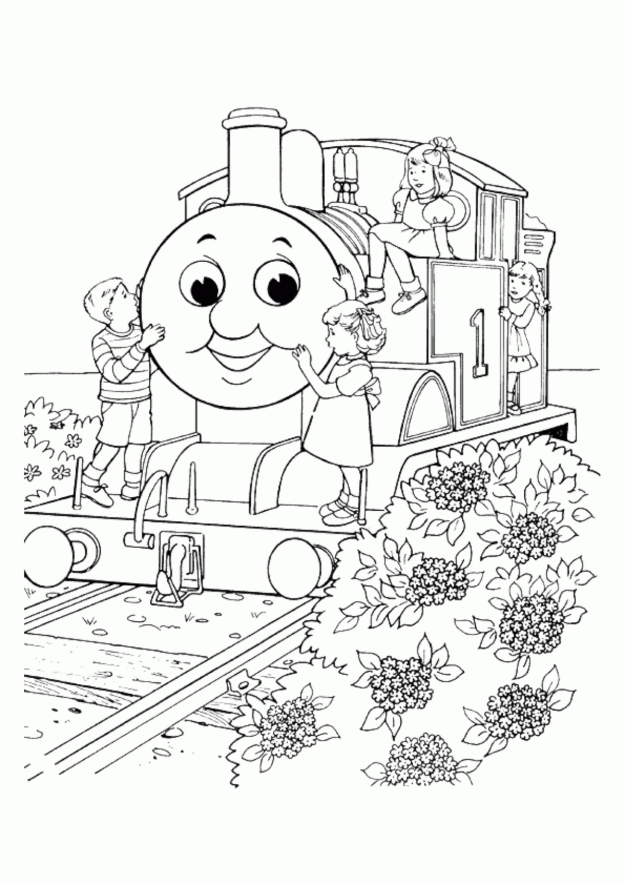 Thomas Et Ses Amis pour Coloriage Thomas Le Petit Train