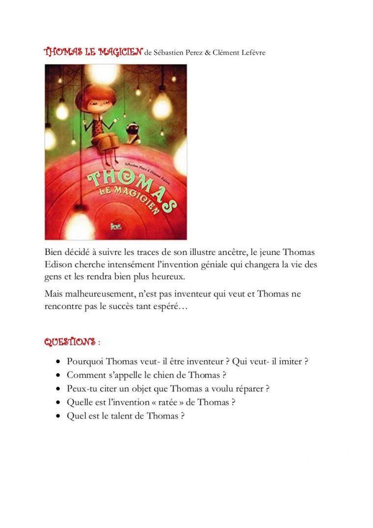 Thomas Le Magicien De Sébastien Perez Par Bibfam – Fichier Pdf tout Coloriage Thomas Le Petit Train Thomas Le Magicien De Sébastien Perez Par Bibfam – Fichier Pdf tout Coloriage Thomas Le Petit Train