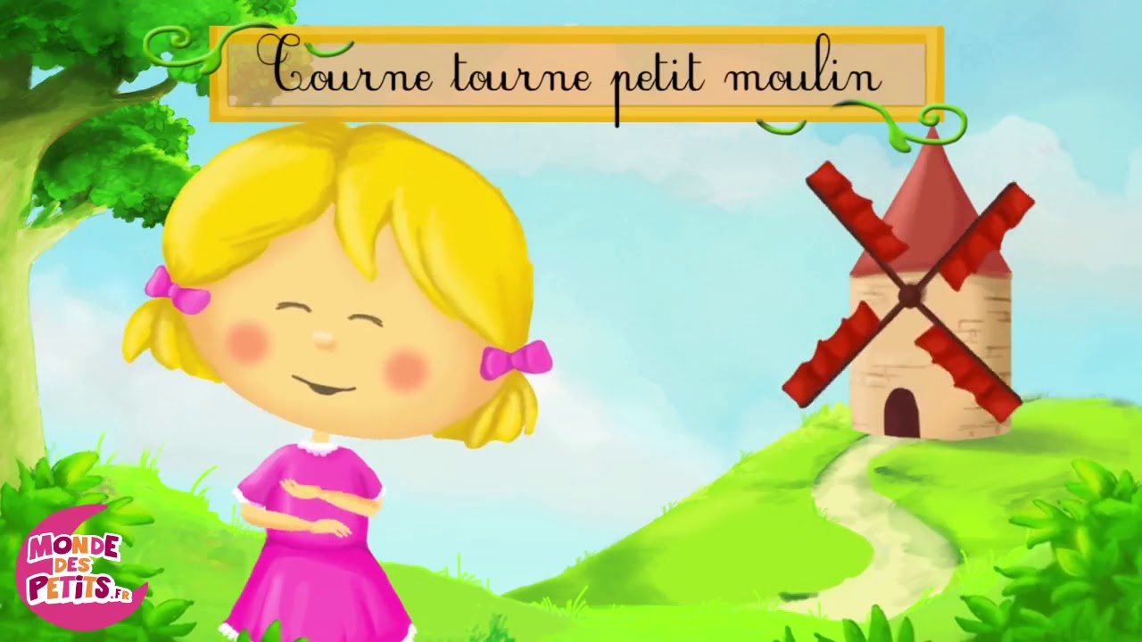 Tourne Tourne Petit Moulin-Le Monde Des Titounis dedans Petit Moulin Chanson