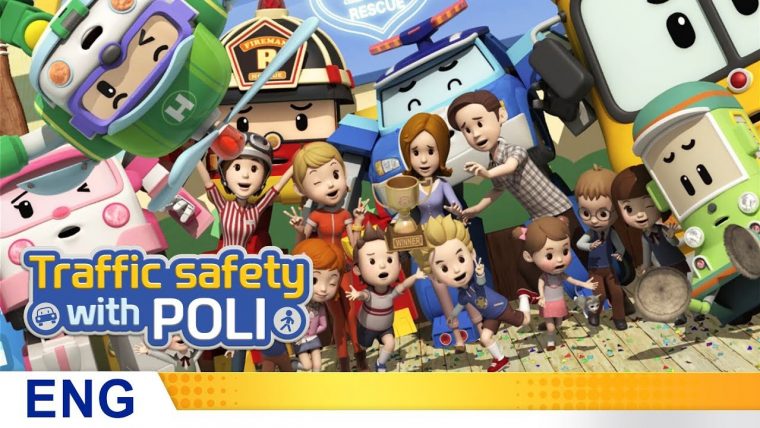 Trafficsafety With Poli | #26.king Of The Traffic Safety Quiz pour Chanson Robocar Poli
