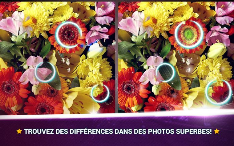 Trouver La Différence Fleurs – Jeux Des Erreurs – Jeux Midva pour Jeux De Différence