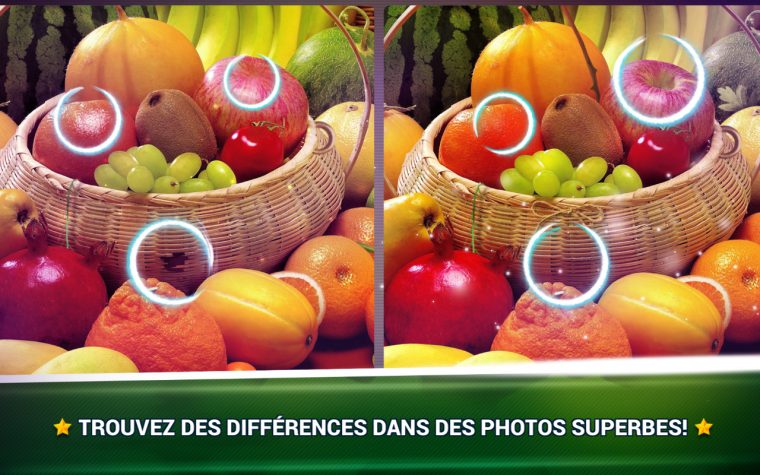 Trouver La Différence Fruits – Jeux Des Erreurs – Jeux serapportantà Jeux Des Differences Gratuit