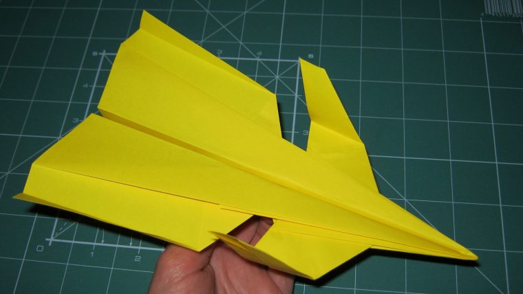 Tutorial Paper Airplane Super Canard Origami (John Collins) dedans Origami Canard