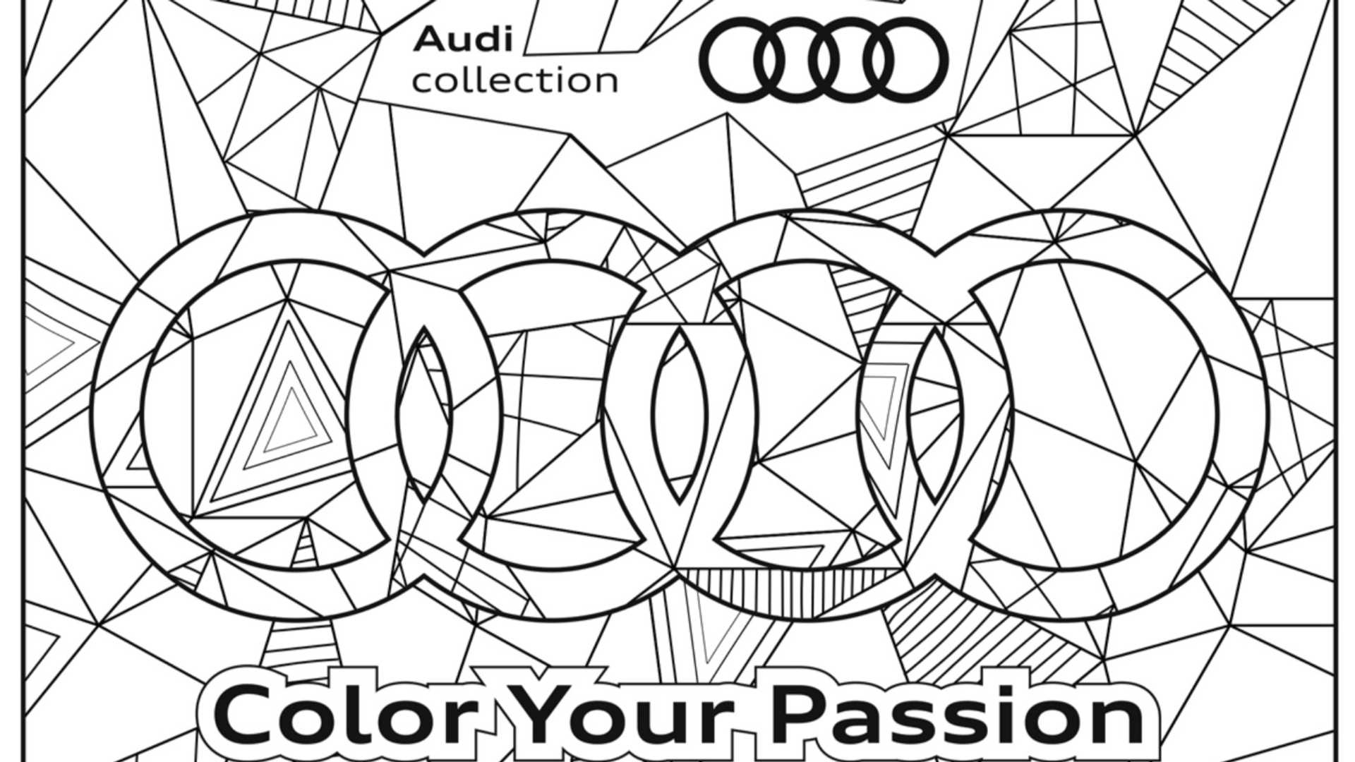 Un Cahier De Coloriage Audi À Télécharger tout Colorier Au Futur