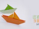 Un Voilier En Origami - Momes destiné Origami Facile A Faire En Français