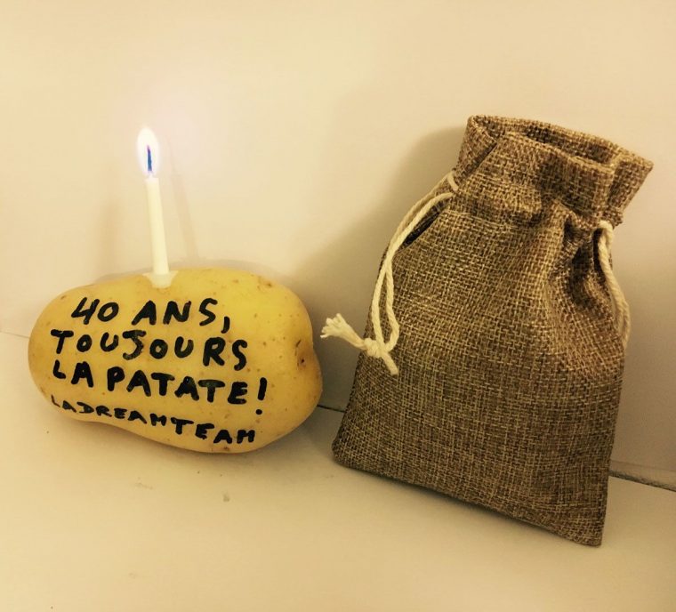 Une Carte D'anniversaire Qui Donne La Patate tout Chanson De La Patate