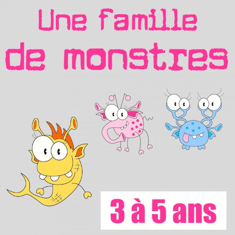 Une Famille De Monstres à Activité Chasse Au Trésor Une Famille De Monstres à Activité Chasse Au Trésor