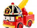 Véhicule Robocar Poli Transformable : Roy Le Camion De Pompier avec Chanson Robocar Poli