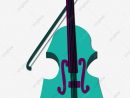 Violon Illustration D'instrument Vert Instrument De Jeu Bel concernant Jeu D Instruments