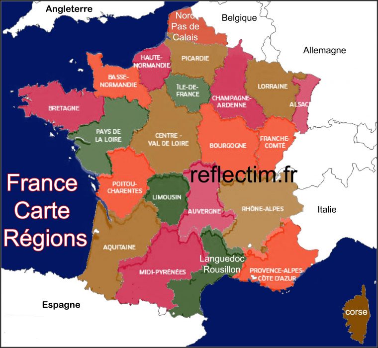 Vous Avez Cherché Nouvelles Regions De France – Voyages – Cartes serapportantà Carte De France Nouvelles Régions