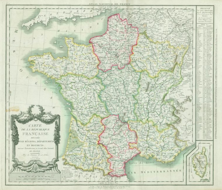 Vue Carte Atlas Topographique | Bibliothèque Historique Du intérieur Carte Anciennes Provinces Françaises
