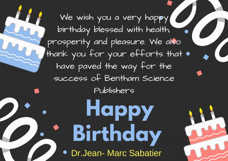 Wishing A Very Happy Birthday To Dr. Jean-Marc Sabatier encequiconcerne Fete Jean Marc