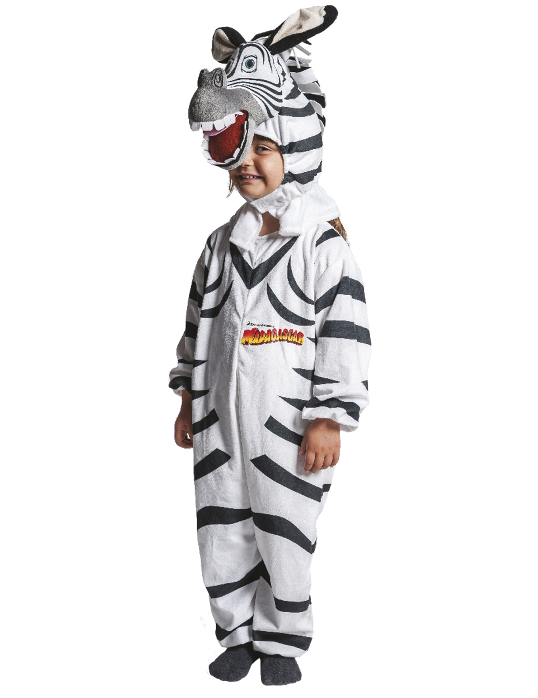 Zebra-Kostüm Für Kinder Aus Madagascar™ avec Madagascar Zebre