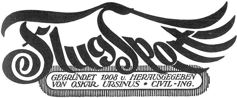 Zeitschrift Flugsport 1912: Motorflug – Gleitflug dedans A 7 Ans Anne Sylvestre