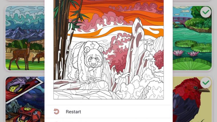 satisfying coloring pages