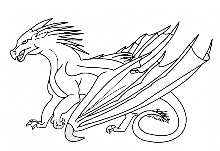 wings of fire coloring pages icewing