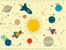 Affiche Système Solaire - Déco Chambre Garçon Thème Espace concernant Dessin Systeme Solaire