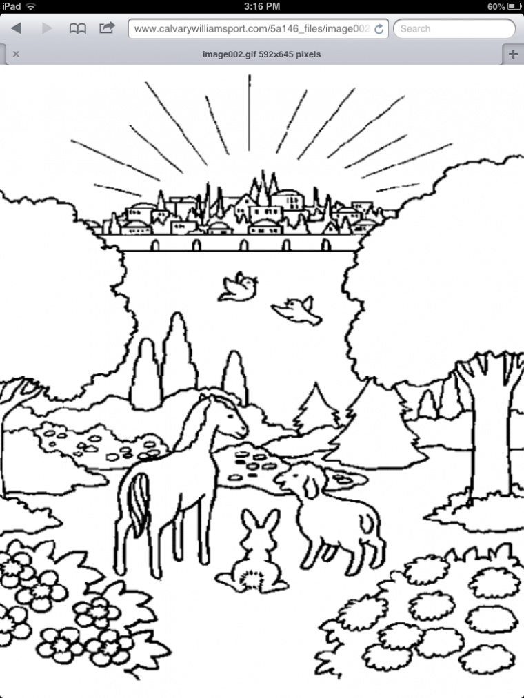 revelation coloring page