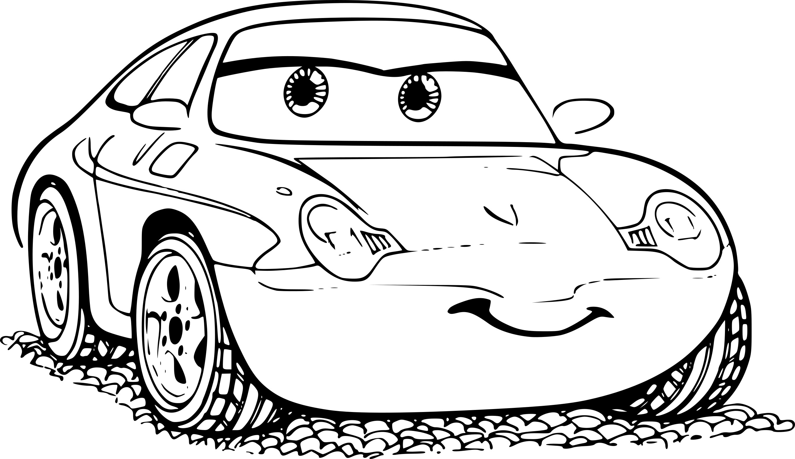 Coloriage Cars Sally À Imprimer Sur Coloriages dedans Dessin À Colorier Cars