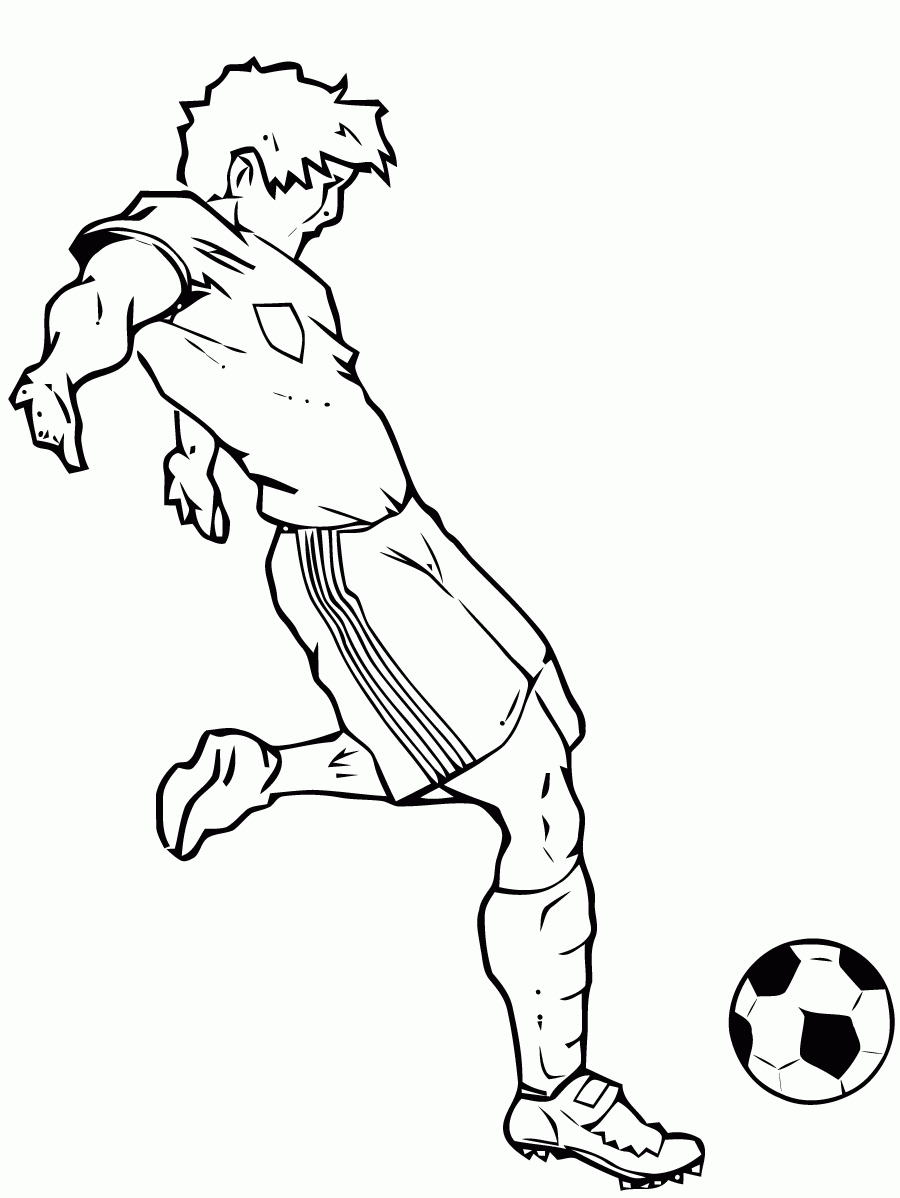 Coloriage De Football À Télécharger - Coloriage Football encequiconcerne Dessin De Foot A Imprimer