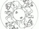 Coloriage Mandala Cheval Cavalier Sur Hugolescargot encequiconcerne Dessin De Cheval À Imprimer