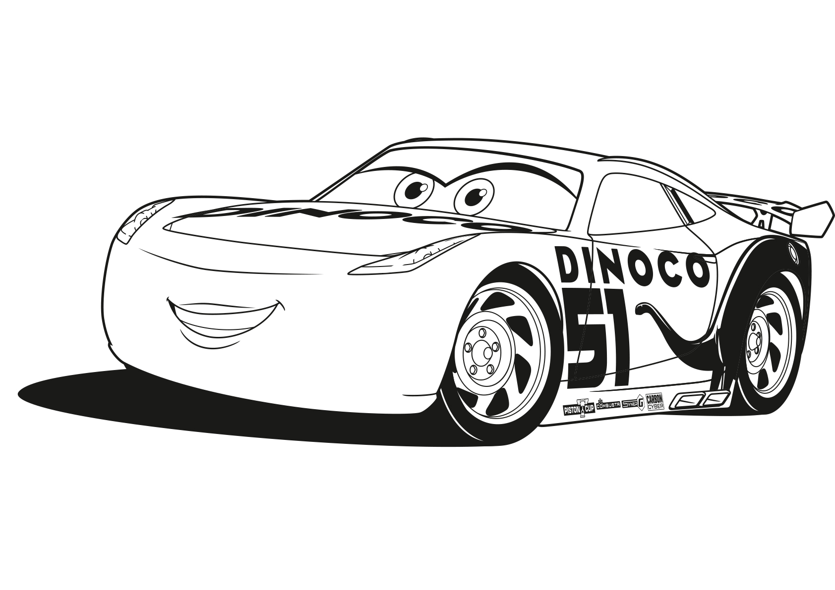 Coloriage Voiture De Cars | Imprimer Et Obtenir Une encequiconcerne Dessin À Colorier Cars