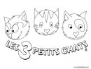 Coloriages Les Trois Petit Chat - Fr.hellokids concernant Paroles 3 Petits Chats