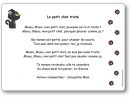 Le Petit Chat Triste, Une Chanson De Jacqueline Mani destiné Paroles 3 Petits Chats