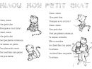 Miaou Mon Petit Chat - Ecole Sainte Marie De Cossé Le Vivien destiné Paroles 3 Petits Chats