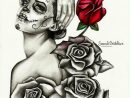 Pin On Tattoo Drawings destiné Crane Mexicain Dessin