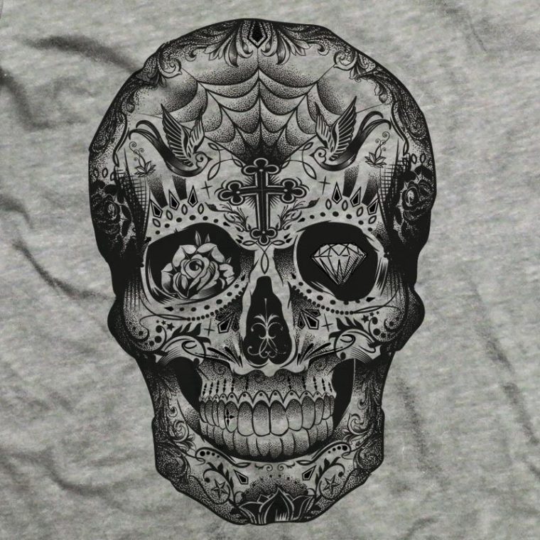 Short Homme Goeland / Tattooed Skull | 38,30 € | Shtr30962 à Crane Mexicain Dessin