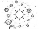 Solar System | Искусство Солнечной Системы, Рисунки serapportantà Dessin Systeme Solaire