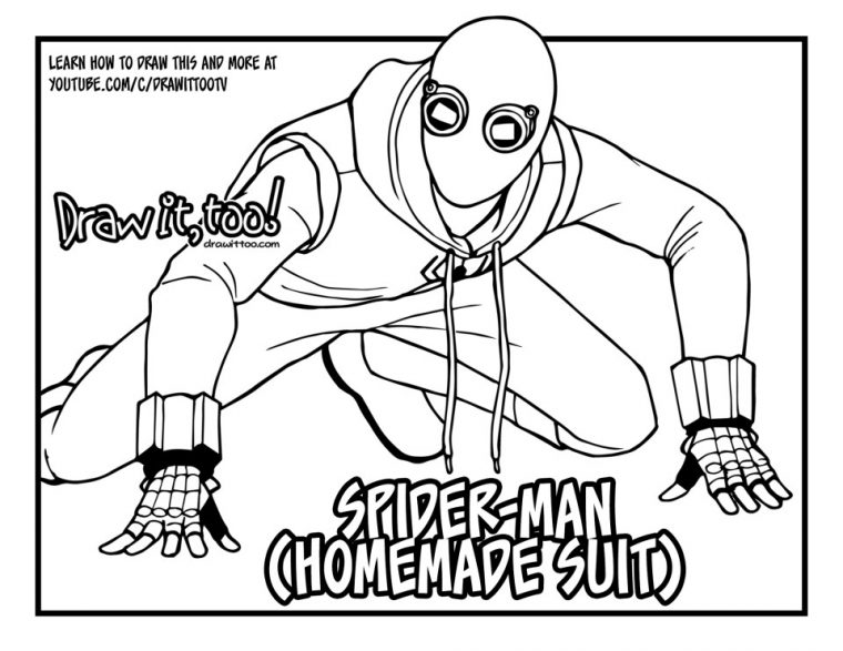 spider man no way home printable coloring pages