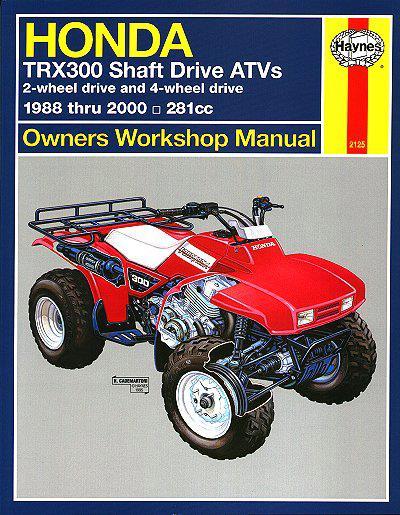 honda 300 fourtrax repair manual free