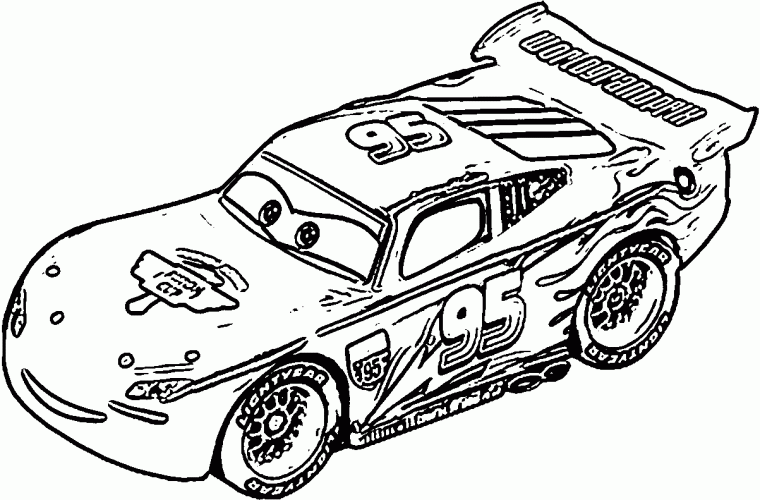 toy car coloring page